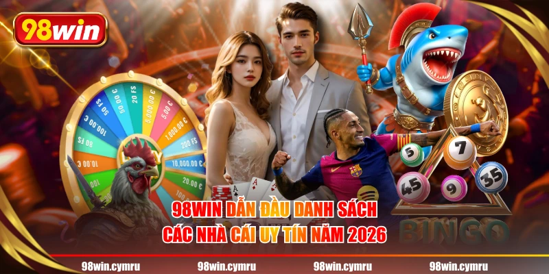 98WIN dẫn đầu danh sách các nhà cái uy tín năm 2026